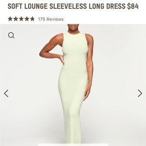 SOFT LOUNGE SLEEVELESS LONG DRESS | 
HONEYDEW / S